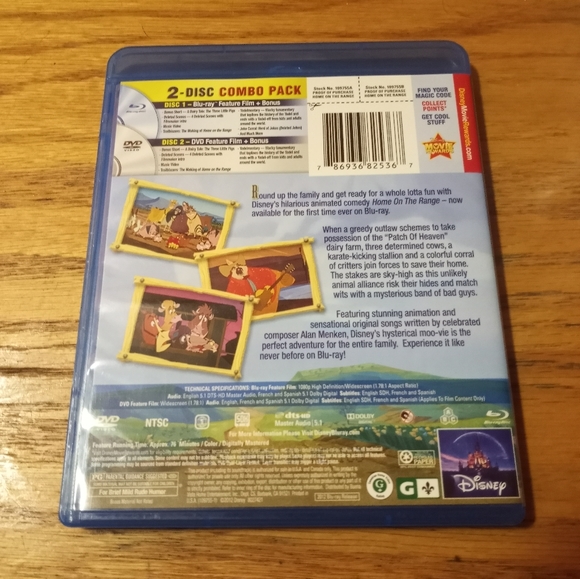 Walt Disney's HOME ON THE RANGE on BLU-RAY + DVD - Picture 2 of 2